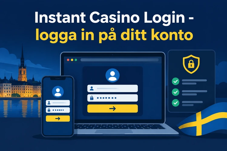 Instant Casino Login - logga in på ditt konto