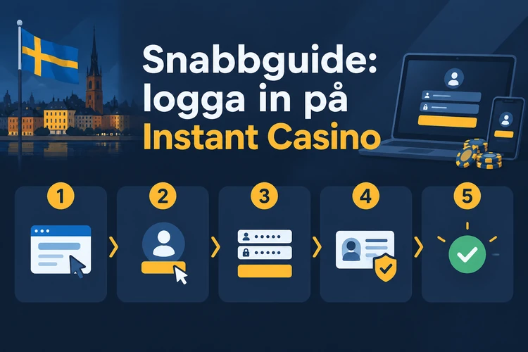 Snabbguide: logga in på Instant Casino